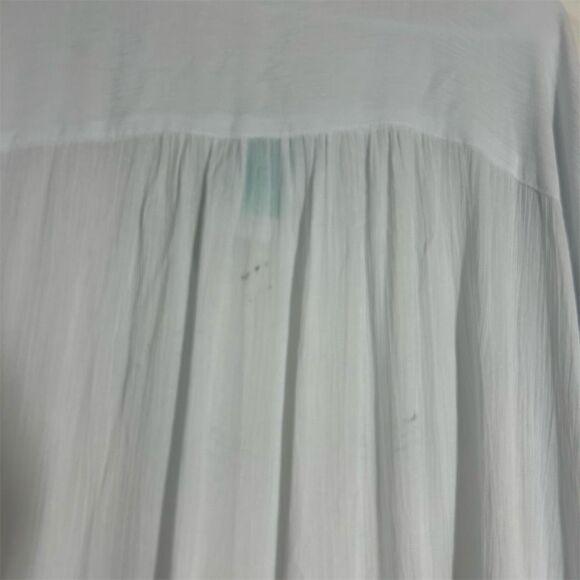 Oasis Women's White Short Sleeve Tunic Cover-Up Size S - Picture 9 of 10